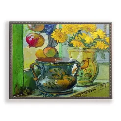 Sale Kirklands Home Vintage Floral III Beaded Framed Art Print