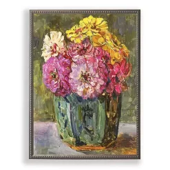 Discount Kirklands Home Vintage Floral IV Beaded Framed Art Print