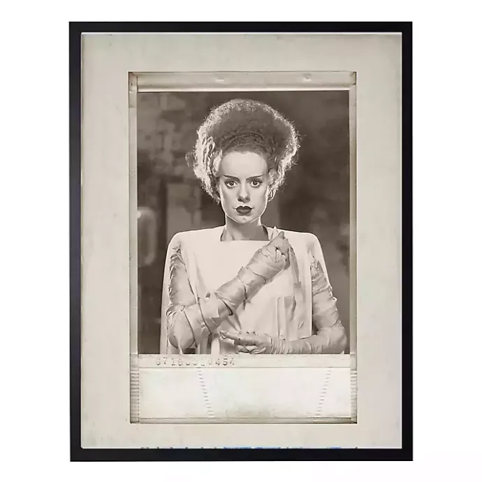 Discount Kirklands Home Vintage Frankenstein Wife Halloween Wall Plaque