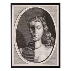 Discount Kirklands Home Vintage Girl and Skeleton Halloween Wall Plaque