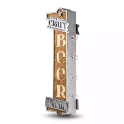Best Kirklands Home Vintage LED Metal Craft Beer Bar Marquee Plaque