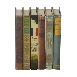Sale Kirklands Home Vintage Library Decorative 6-pc. Book Box Set