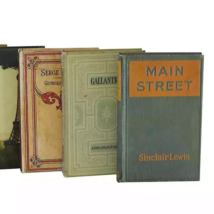 Sale Kirklands Home Vintage Library Decorative 6-pc. Book Box Set