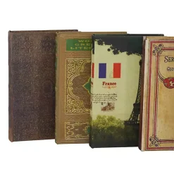 Sale Kirklands Home Vintage Library Decorative 6-pc. Book Box Set