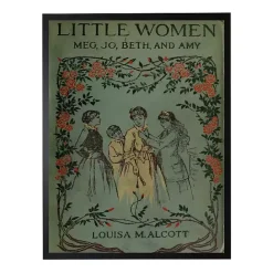 Sale Kirklands Home Vintage Little Women Book Cover Framed Wall Art Green