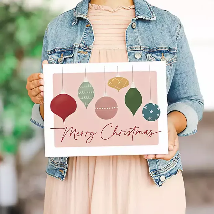 Discount Kirklands Home Vintage Merry Christmas Ornament Wall Plaque