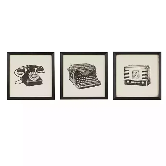 Best Kirklands Home Vintage Model Framed Art Prints, Set of 3