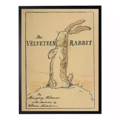 Clearance Kirklands Home Vintage The Velveteen Rabbit Book Cover Wall Art
