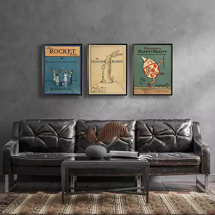 Clearance Kirklands Home Vintage The Velveteen Rabbit Book Cover Wall Art