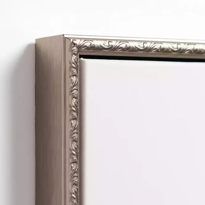 Kirklands Home Vintage Wine Glass Framed Canvas Art Print White