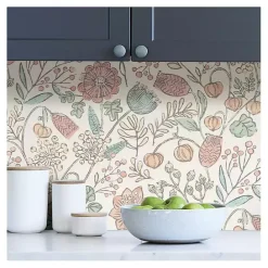 Discount Kirklands Home Vintage Woodland Floral Peel & Stick Wallpaper