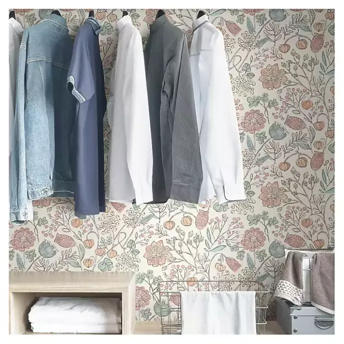 Discount Kirklands Home Vintage Woodland Floral Peel & Stick Wallpaper