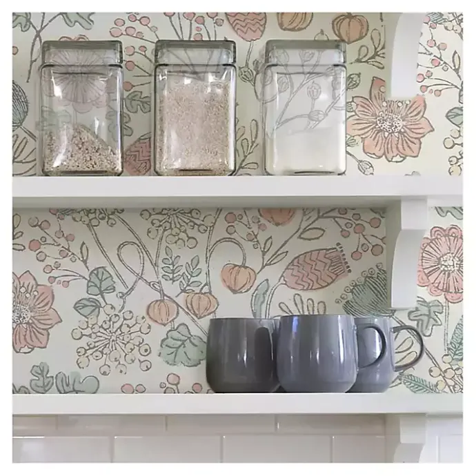 Discount Kirklands Home Vintage Woodland Floral Peel & Stick Wallpaper