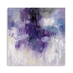 Online Kirklands Home Violet Rain Canvas Art Print Blue