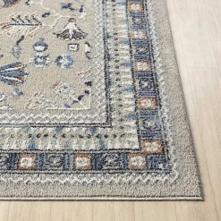 Sale Kirklands Home Vista Blue Beige Area Rug, 5x7