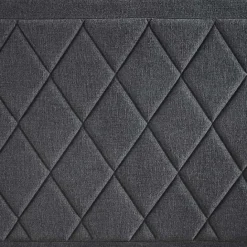 Discount Kirklands Home Viv Charcoal Diamond Tufted Queen Bed Frame Gray