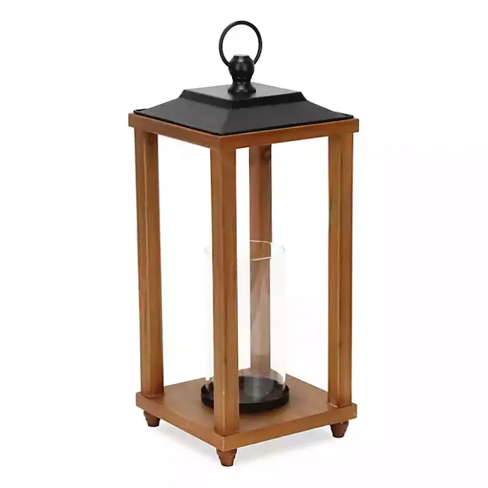 Outlet Kirklands Home Vivora Wooden Open Lantern, 20.5 in.