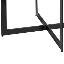 Sale Kirklands Home Walnut Beaded Industrial Coffee Table