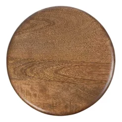 Clearance Kirklands Home Walnut Tirollo Accent Table Brown