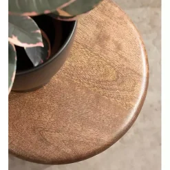 Clearance Kirklands Home Walnut Tirollo Accent Table Brown