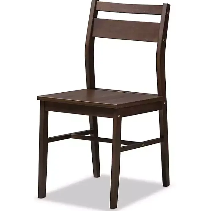 Kirklands Home Walnut Contemporary Wood 5-pc. Dining Set