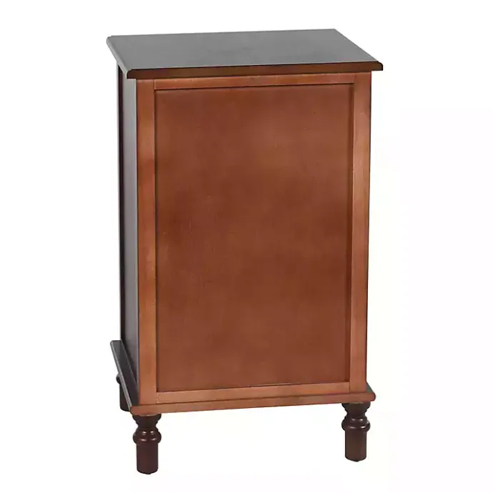 Sale Kirklands Home Walnut 3-Drawer Winne Accent Table Brown