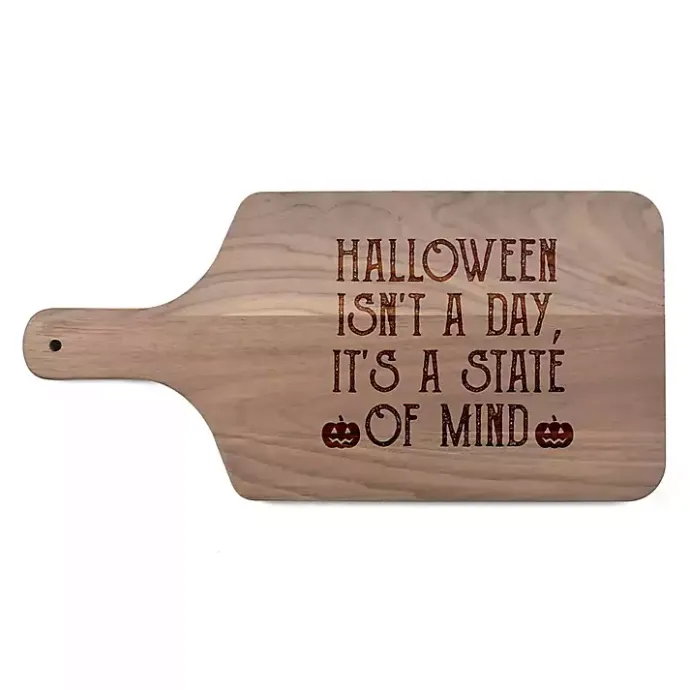 Outlet Kirklands Home Walnut Halloween is a State of Mind Cutting Board Brown