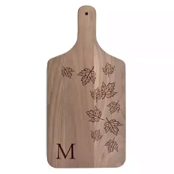 Best Kirklands Home Walnut Personalized Leaf Cutting Board Brown