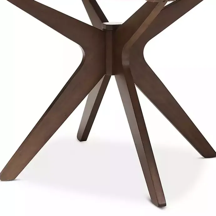 Hot Kirklands Home Walnut Round Monte Dining Table Brown