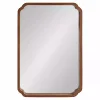 Sale Kirklands Home Walnut Scallop Rectangle Wall Mirror