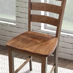 Online Kirklands Home Walnut Wood Brooke 5-pc. Counter Height Set Brown