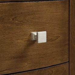 Best Kirklands Home Walnut Wood 5-Drawer Zinnia Jewelry Armoire Brown