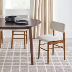 Outlet Kirklands Home Walnut Wood Oval Dining Table with Leaf Brown