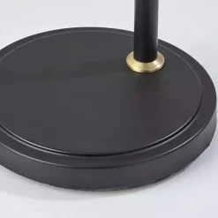 Sale Kirklands Home Walter Smoked Glass Floor Lamp Gray