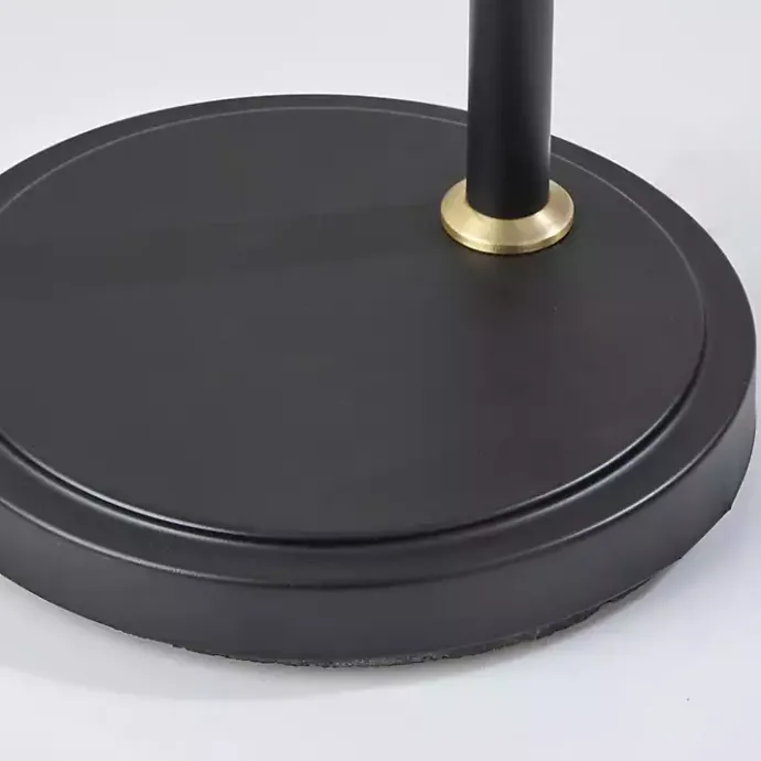 Sale Kirklands Home Walter Smoked Glass Floor Lamp Gray