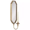 Clearance Kirklands Home Wardelle Antique Gold Mirrored Taper Candle Sconce