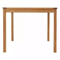 Kirklands Home Warm Acacia Wood Slatted 5-pc. Outdoor Dining Set