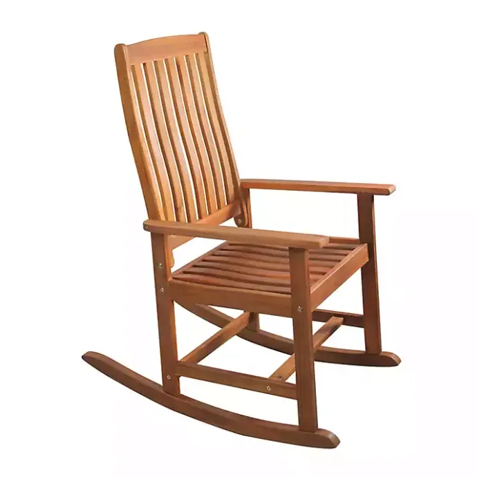 Online Kirklands Home Warm Acacia Wood Rocking Chair Brown