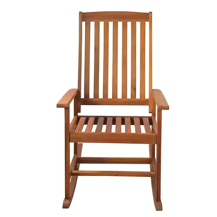 Online Kirklands Home Warm Acacia Wood Rocking Chair Brown