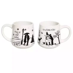 Clearance Kirklands Home Warm Winter Wishes Mugs, Set of 2