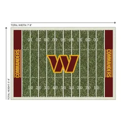 Sale Kirklands Home Washington Commanders Home Field Area Rug, 6x8