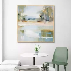 Sale Kirklands Home Water Whispers Framed Canvas Art Print Multi