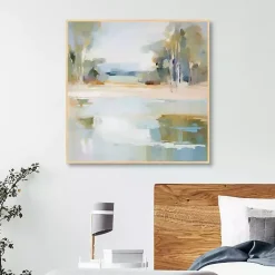 Sale Kirklands Home Water Whispers Framed Canvas Art Print Multi