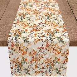 Best Kirklands Home Watercolor Autumn Botanicals Table Runner, 90 in.