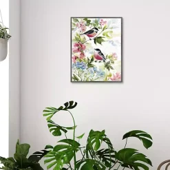 Sale Kirklands Home Watercolor Birds I Framed Canvas Art Print