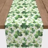 Hot Kirklands Home Watercolor Clovers Table Runner, 90 in.