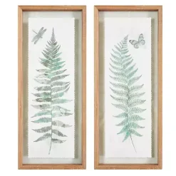 Outlet Kirklands Home Watercolor Ferns 2-pc. Framed Wall Art