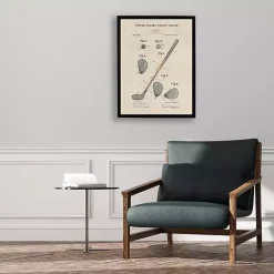 Sale Kirklands Home Watercolor Golf Club Framed Art Print