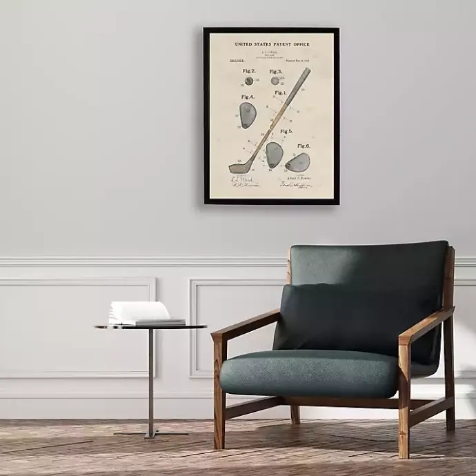 Sale Kirklands Home Watercolor Golf Club Framed Art Print