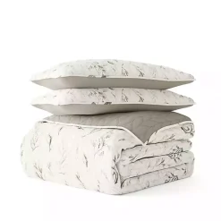 New Kirklands Home Watercolor Leaves Reversible 2-pc. Twin Quilt Set